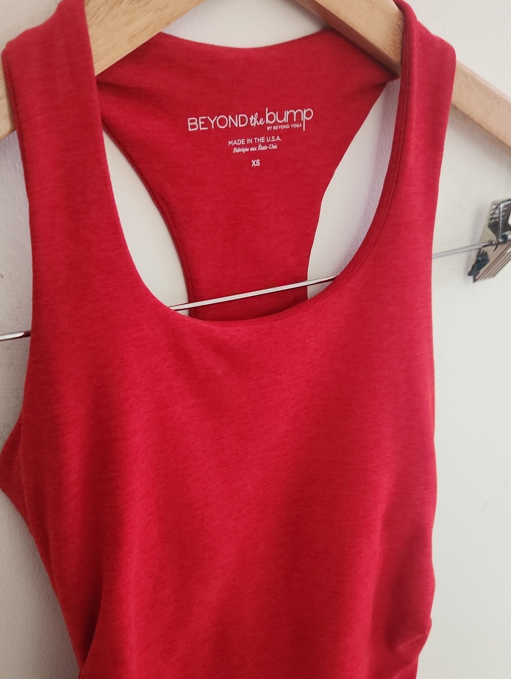 Beyond the Bump Beyond Yoga Spacedye Bases Covered Maternity Racerback Tank Top - Picture 7 of 11